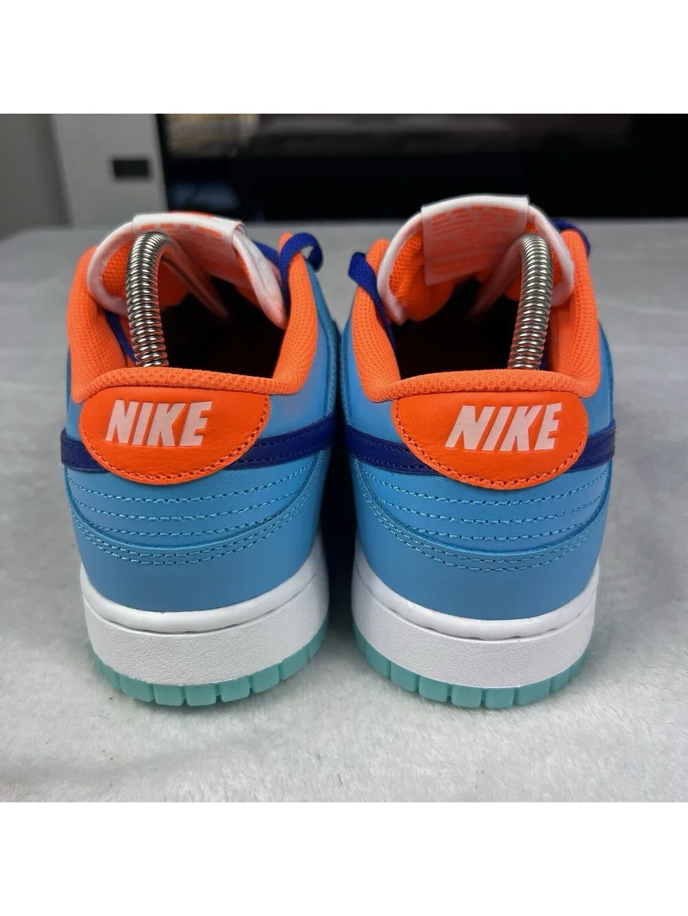 Nike Dunk Low SE Baltic Blue Total Orange Shoes Men's Size 9 HQ1538-416 New